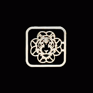 薄鋼時尚精品 系列款 (老虎書籤夾)