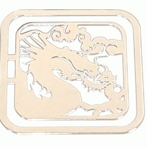 薄鋼時尚精品 系列款 (龍書籤夾)